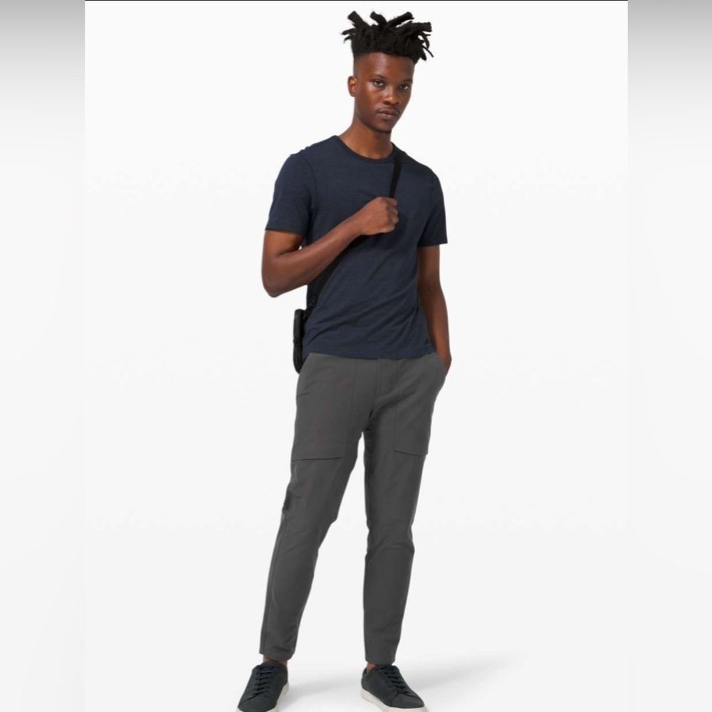 Lululemon Bowline Pant Utilitech Graphite Grey Stretch Casual Athletic Relaxed S